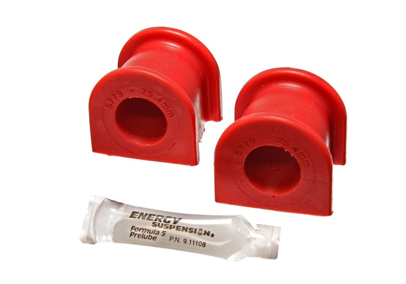 Energy Suspension 04-05 Acura TSX Red 25.4mm/1in Front Sway Bar Bushing Set - eliteracefab.com