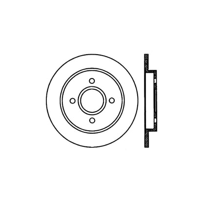 StopTech 01-07 Ford Focus Cryo-Stop Premium Rotor Stoptech