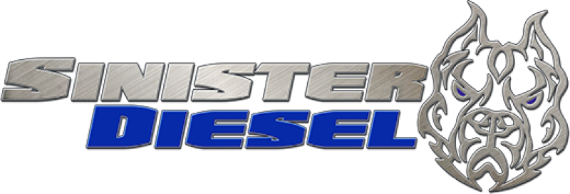 Sinister Diesel Universal Black Ceramic Coated Stainless Steel Exhaust Tip (4in to 5in) - eliteracefab.com