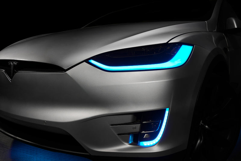 ORACLE Lighting 16-21 Tesla Model X Dynamic ColorSHIFT Headlight & Fog Light DRL Upgrade Kit - eliteracefab.com