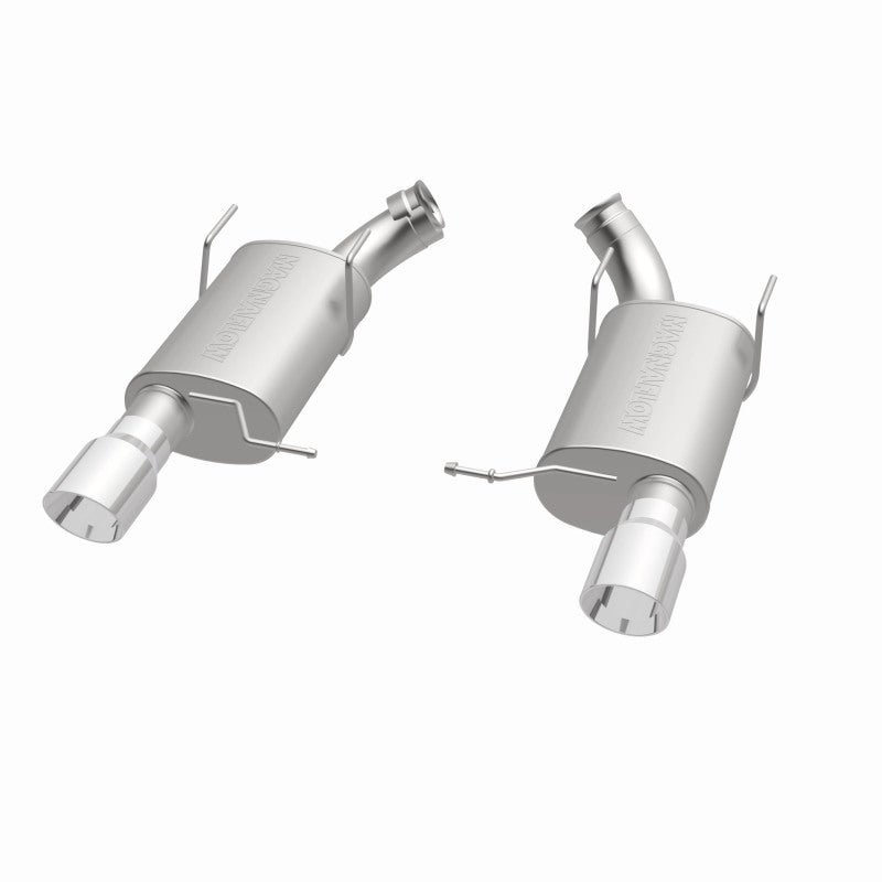 MagnaFlow 13 Ford Mustang V8 5.0L Dual Split Rear Exit Stainless Cat Back Performance Exhaust Magnaflow