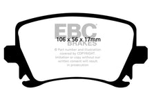 Load image into Gallery viewer, EBC 06-13 Audi A3 2.0 Turbo (Girling rear caliper) Greenstuff Rear Brake Pads - eliteracefab.com