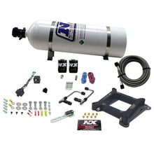 Load image into Gallery viewer, Nitrous Express 4150 Gemini Pro-Power Nitrous Kit (100-500HP) w/15lb Bottle