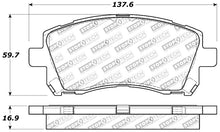 Load image into Gallery viewer, STOPTECH PERFORMANCE 02-03 WRX FRONT BRAKE PADS, 309.07210 - eliteracefab.com