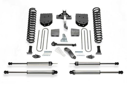 Fabtech 08-16 Ford F250/F350 4WD 4in Basic Sys w/Dlss Shks - eliteracefab.com