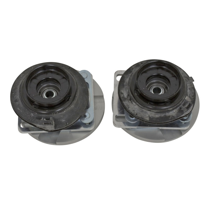 BBK 05-14 Mustang Caster Camber Plate Kit - Silver Anodized Finish 2551