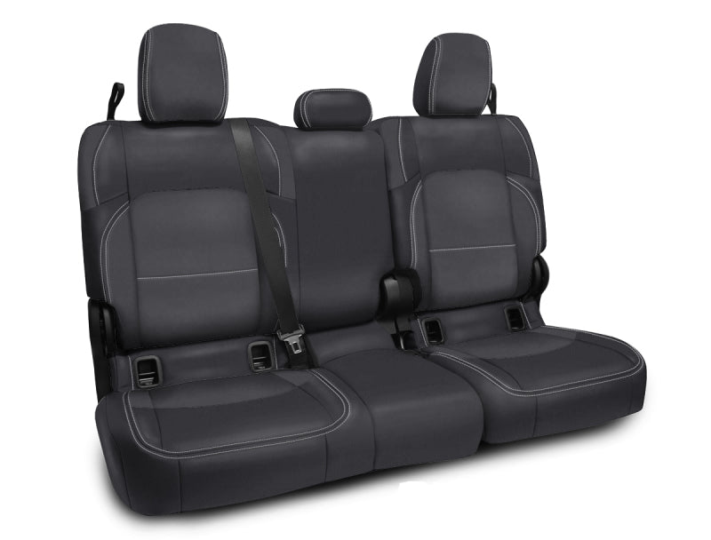 PRP 2020+ Jeep Gladiator JT Rear Bench Cover with Cloth Interior - Black/Grey B055-03