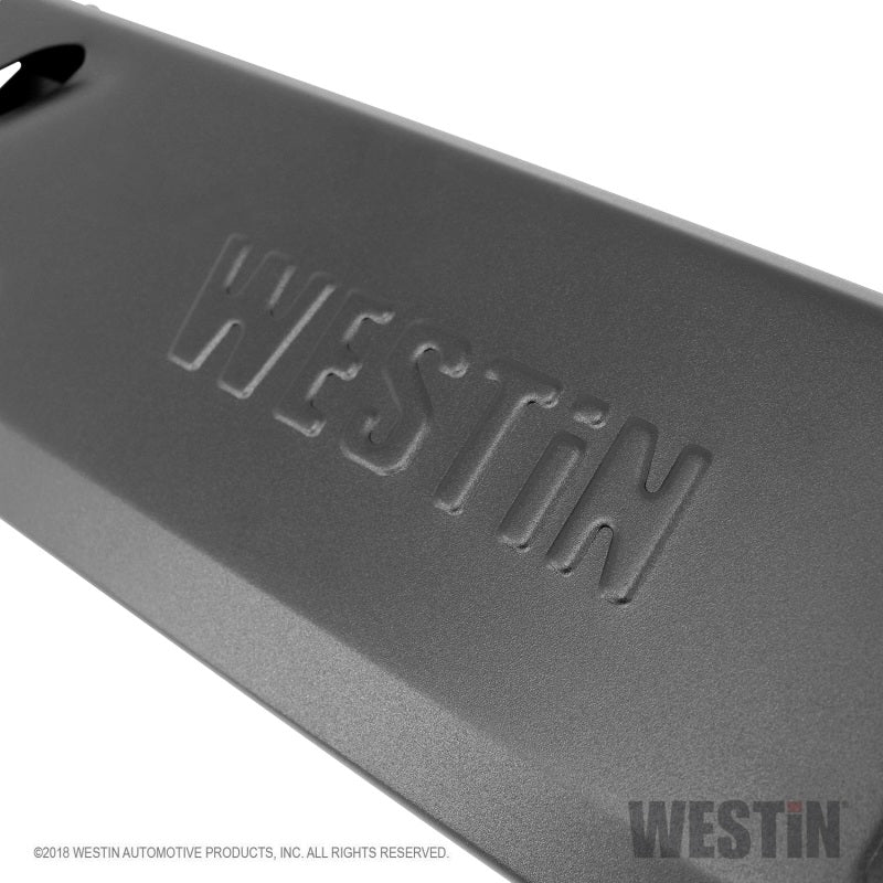 Westin 2019 Chevrolet Silverado/Sierra 1500 Crew Cab Thrasher Running Boards - Textured Black - eliteracefab.com