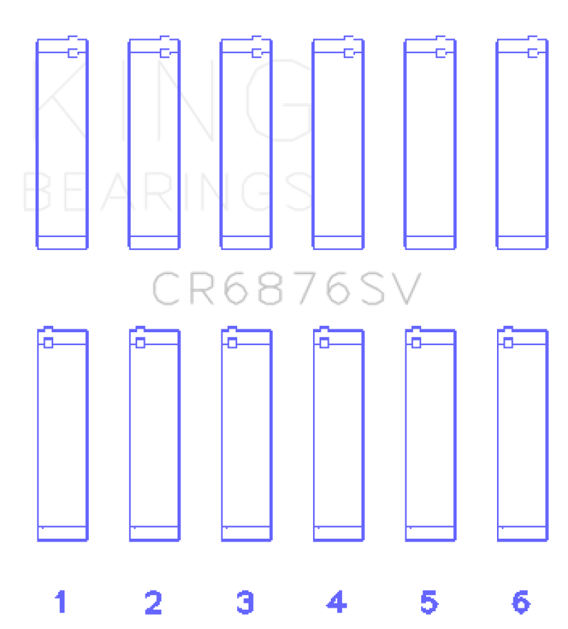 King Mercedes-Benz OM 642 Connecting Rod Bearing Set