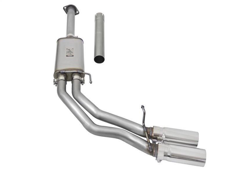 aFe Rebel Exhausts 3in SS Cat-Back 15-16 Ford F-150 EcoBoost V6 2.7/3.5L V8 5.0L w/ Polished Tips aFe