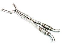 Load image into Gallery viewer, KOOKS 3&quot;X OEM CATTED X-PIPE (2014+ C7 CORVETTE COUPE/Z06) - eliteracefab.com