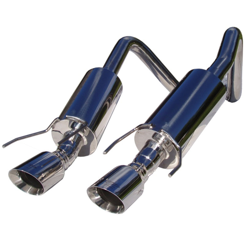 MBRP 2005-2008 Chev Corvette Dual Muffler Axle Back 4 Round Dual Wall Tips - eliteracefab.com