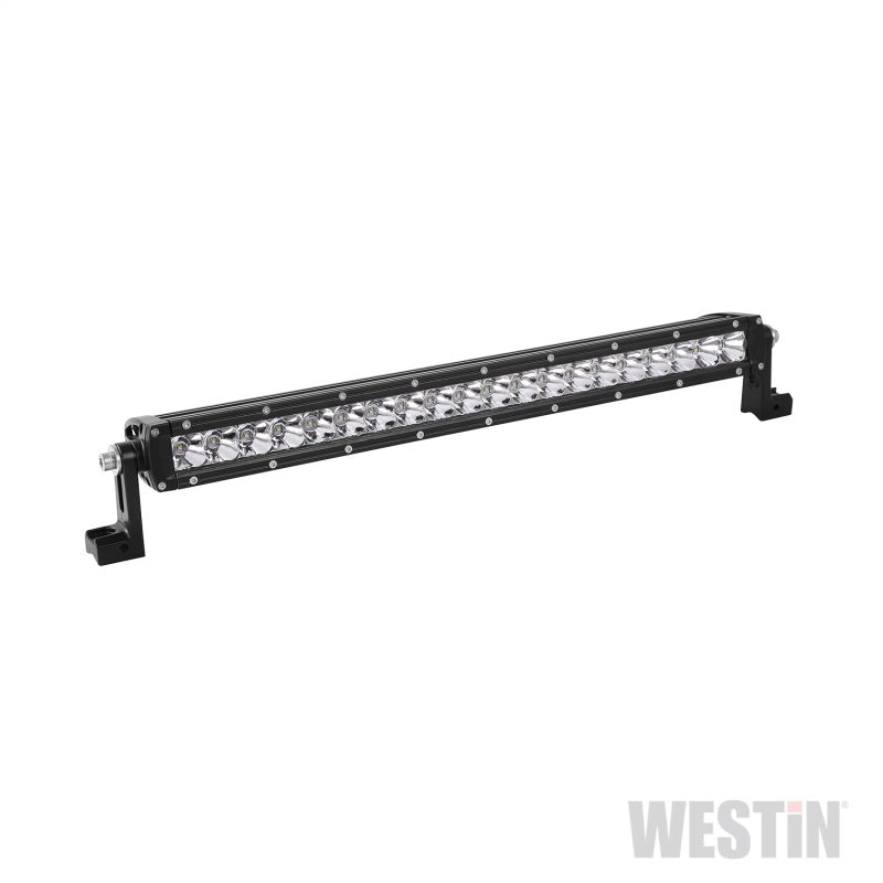 Westin Xtreme LED Light Bar Low Profile Single Row 20 inch Flex w/5W Cree - Black - eliteracefab.com