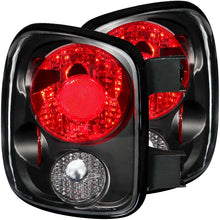 Load image into Gallery viewer, ANZO USA Chevrolet Silverado Stepside Taillights Black; 1999-2004 - eliteracefab.com