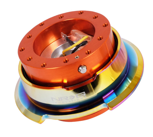 NRG Innovations Gen 2.8 Quick Release Kit - Orange / Neo Chrome – SRK-280OR-MC