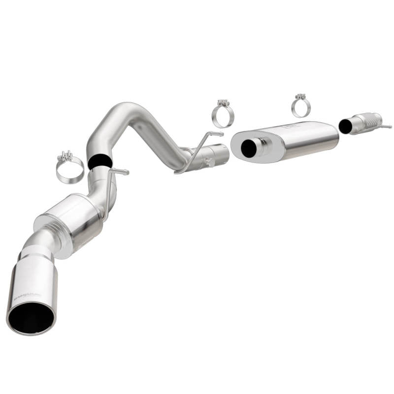 MagnaFlow MF Series SS Cat-Back Exhaust Single Passenger Side Rear Exit 2015 Cadillac Escalade Magnaflow