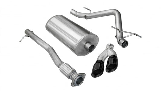 Corsa 09-09 Chevrolet Silverado Crew Cab/Short Bed 1500 4.8L V8 Black Sport Cat-Back Exhaust CORSA Performance