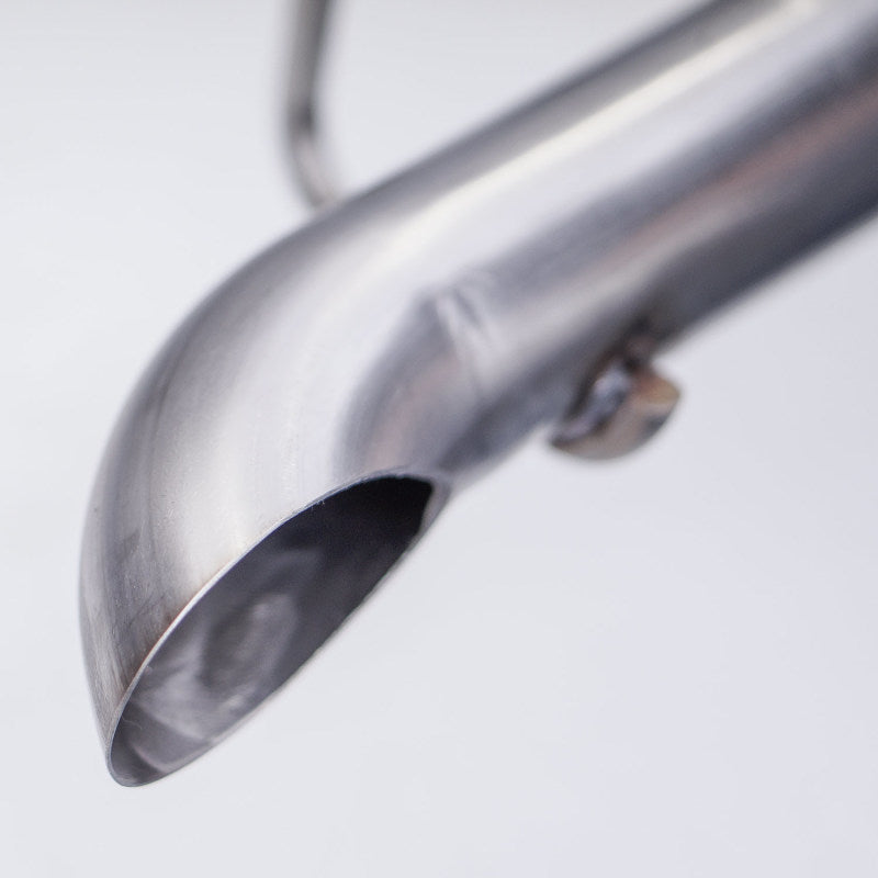 Stainless Works 2018+ Jeep Wrangler JL 304SS Factory Connect 2.5in Cat Back Dump Exhaust System Stainless Works