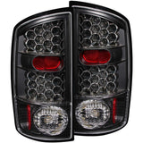 ANZO USA Dodge Ram 1500 / 2500 / 3500 Led Taillights Black; 2002-2005