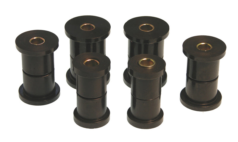 Prothane 81-87 GM Rear Spring & Shackle Bushings (w/ 1 3/8in Bushings) - Black