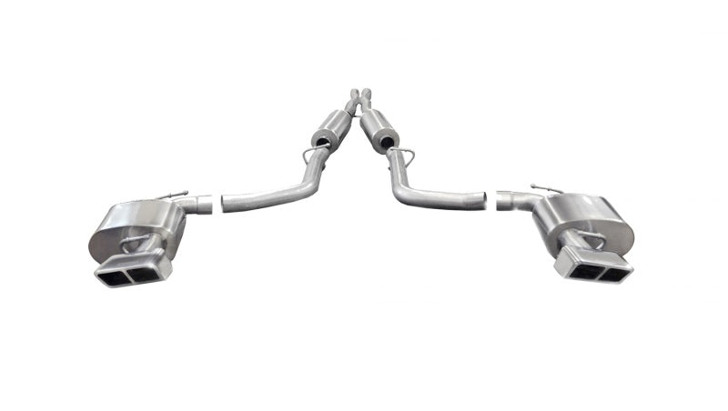 Corsa 11-13 Dodge Challenger SRT-8 6.4L V8 Auto Polished Xtreme Cat-Back Exhaust - eliteracefab.com