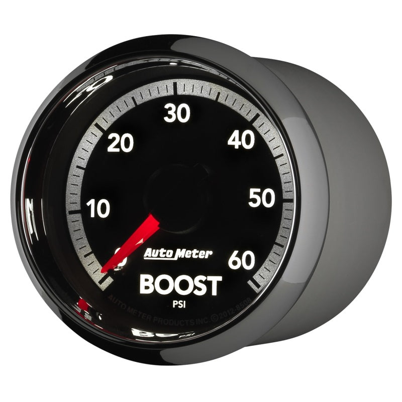 AutoMeter GAUGE; BOOST; 2 1/16in.; 60PSI; MECHANICAL; RAM GEN 4 FACTORY MATCH Ram - eliteracefab.com