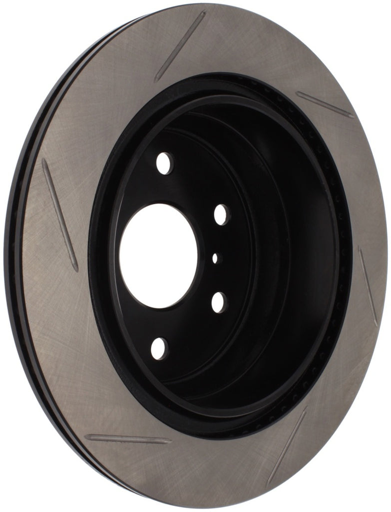 StopTech PowerSlot Chevrolet Avalanche/Silverado/Suburban/Tahoe / GMC Yukon Left Slotted Rear Rotor - eliteracefab.com