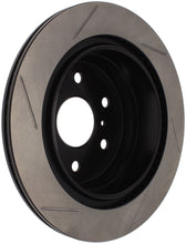 Load image into Gallery viewer, StopTech PowerSlot Chevrolet Avalanche/Silverado/Suburban/Tahoe / GMC Yukon Left Slotted Rear Rotor - eliteracefab.com