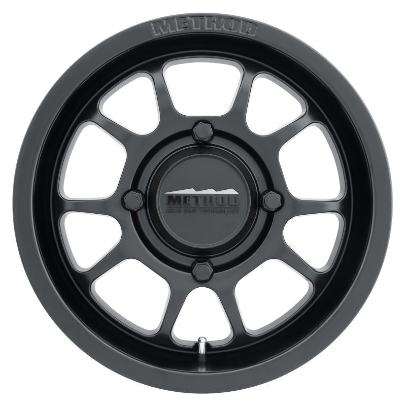 Method MR409 15x10 5+5/0mm Offset 4x156 132mm CB Matte Black Wheel - eliteracefab.com