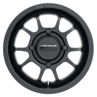 Method MR409 15x10 5+5/0mm Offset 4x156 132mm CB Matte Black Wheel - eliteracefab.com