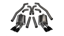 Load image into Gallery viewer, Corsa 12-13 Chevrolet Camaro Coupe ZL1 6.2L V8 Black Sport Cat-Back + XO Exhaust - eliteracefab.com