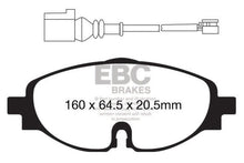 Load image into Gallery viewer, EBC 14+ Audi A3 1.8 Turbo Yellowstuff Front Brake Pads - eliteracefab.com