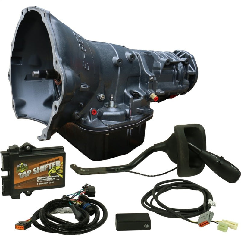 BD Diesel Torquemaster Dodge 48re Transmission - 2003-2004 4wd C/w Auxiliary Filter, Billet Input & Tapshifter - 1064194BFT