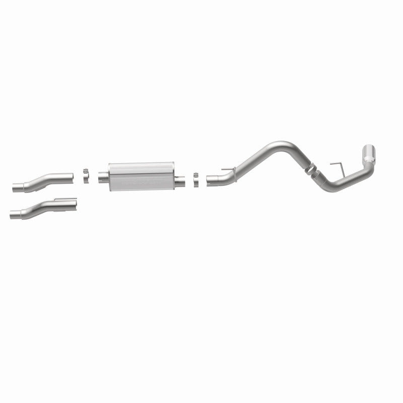 MagnaFlow 11 Ford F-150 3.7L/5.0L/6.2L SS Catback Exhaust Single Rear Side Exit w/ 4in SS Tips Magnaflow