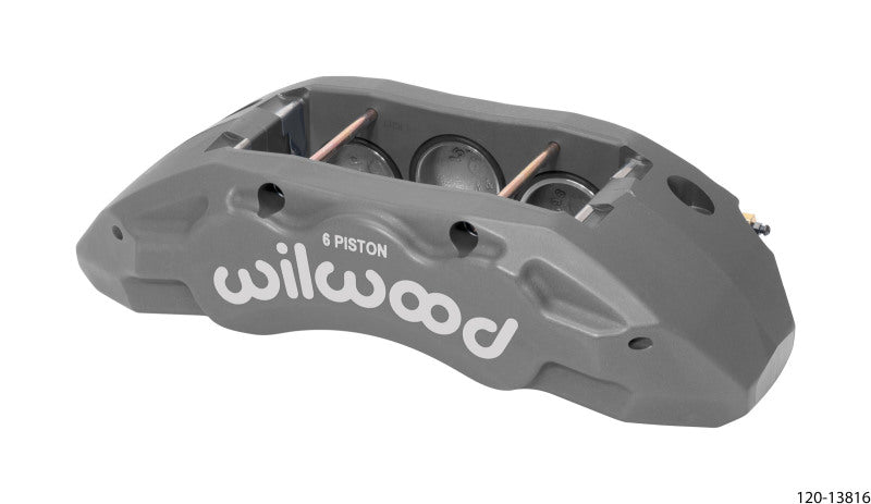 Wilwood Caliper-TX6R- L/H - Clear 2.00/1.88/1.88in Pistons 1.38in Disc Wilwood