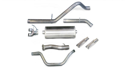 Corsa/dB 07-08 Chevrolet Silverado Crew Cab/Short Bed 1500 5.3L V8 Polished Sport Cat-Back Exhaust - eliteracefab.com