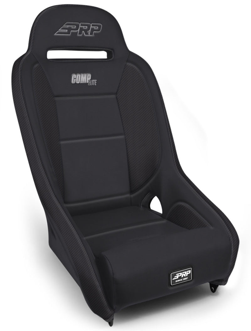 PRP Comp Elite Suspension Seat - Black Vinyl - Black A8301-201