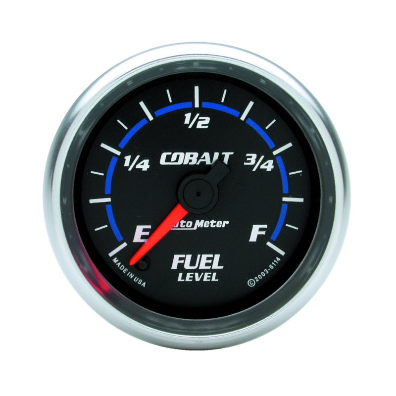 Autometer Cobalt 52mm E-F FSE Fuel Level Gauge 6114