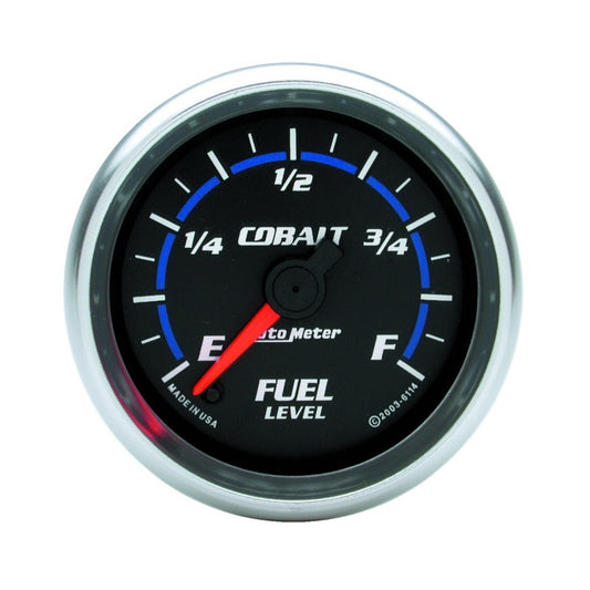 Autometer Cobalt 52mm E-F FSE Fuel Level Gauge 6114