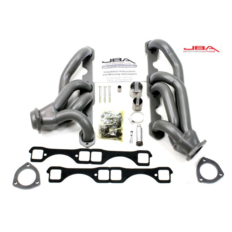 JBA 65-86 GM Truck 265-400 Carbureted w/A.I.R. 1-5/8in Primary Ti Ctd Cat4Ward Header JBA