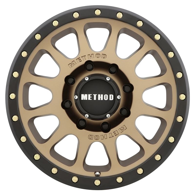 Method Race Wheels MR305 NV HD, 18x9, +18mm Offset, 8x6.5, 130.81mm Centerbore, Method Bronze/Black Street Loc - eliteracefab.com