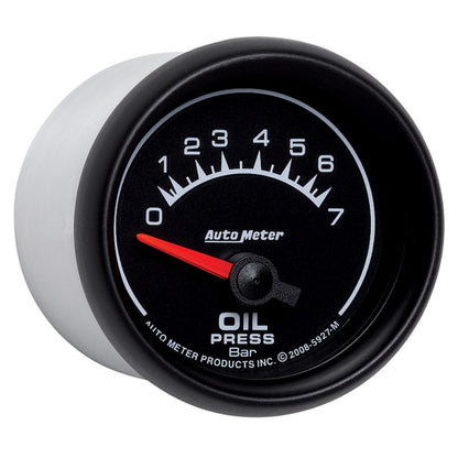 Autometer ES 52.4mm 0-7 Bar Oil Pressure SSE Gauge 5927-M