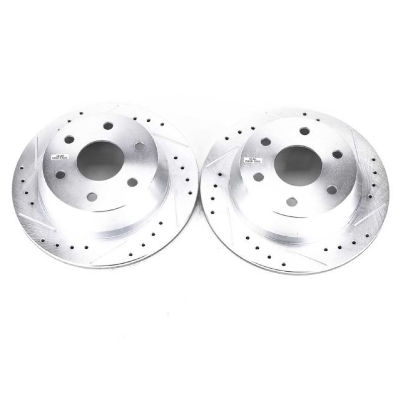 Power Stop 03-05 Chevrolet Astro Rear Evolution Drilled & Slotted Rotors - Pair - eliteracefab.com