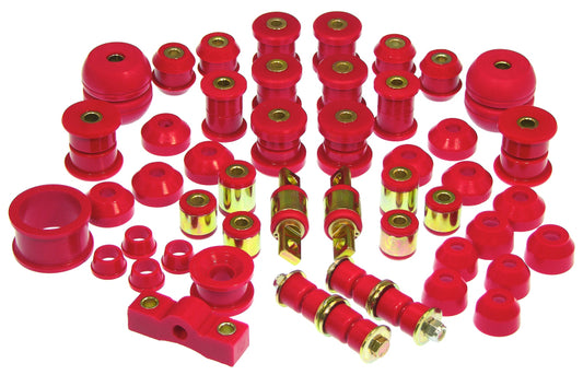 Prothane Total Vehicle Suspension Bushing Kit for 1990–1993 Acura Integra w/ All C-Arm Bushings, Red – 8-2011