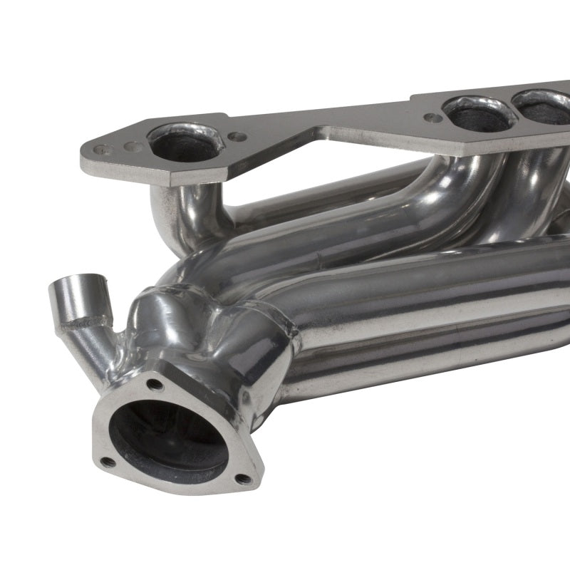 BBK 96-98 GM Truck SUV 5.0 5.7 Shorty Tuned Length Exhaust Headers - 1-5/8 Silver Ceramic BBK