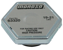 Load image into Gallery viewer, Moroso Racing Radiator Cap - 19-21lbs - eliteracefab.com