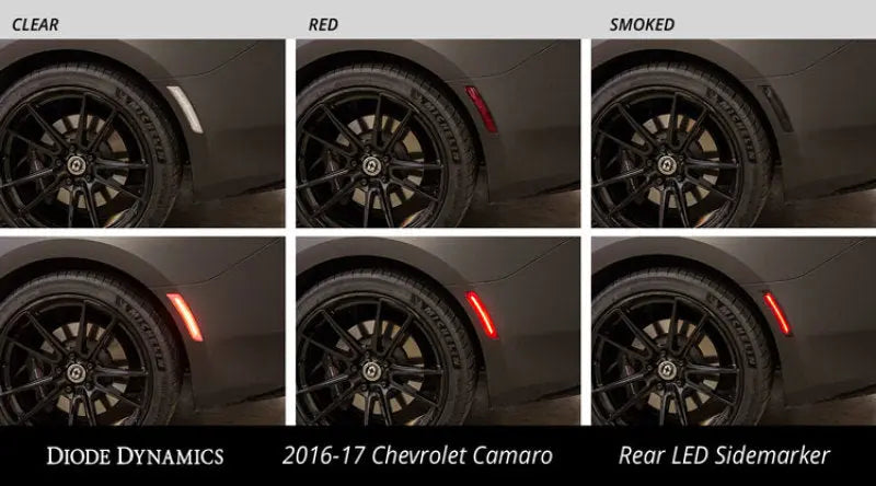 Diode Dynamics 16-21 Chevrolet Camaro LED Sidemarkers Smoked (set) Diode Dynamics