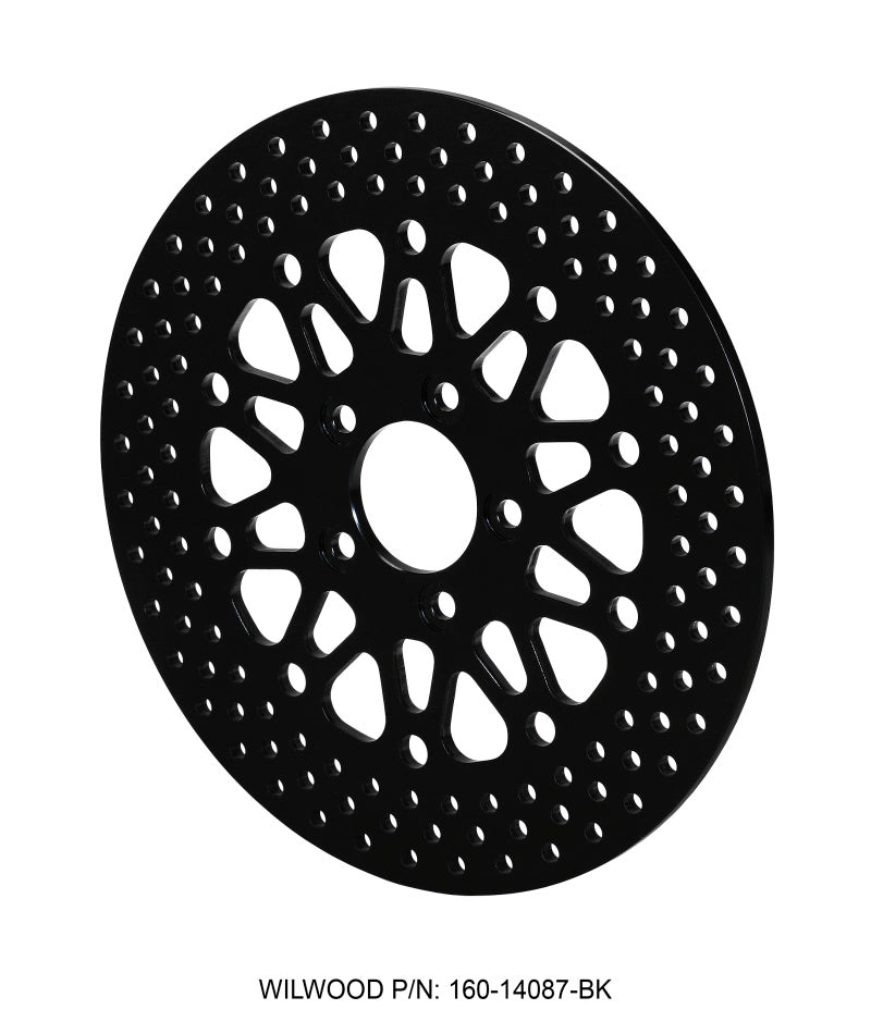 Wilwood Rotor-Rear-H-D Motorcycle 2008-Up Black Finish 11.80 x .276 - 5 on 3.25in Wilwood