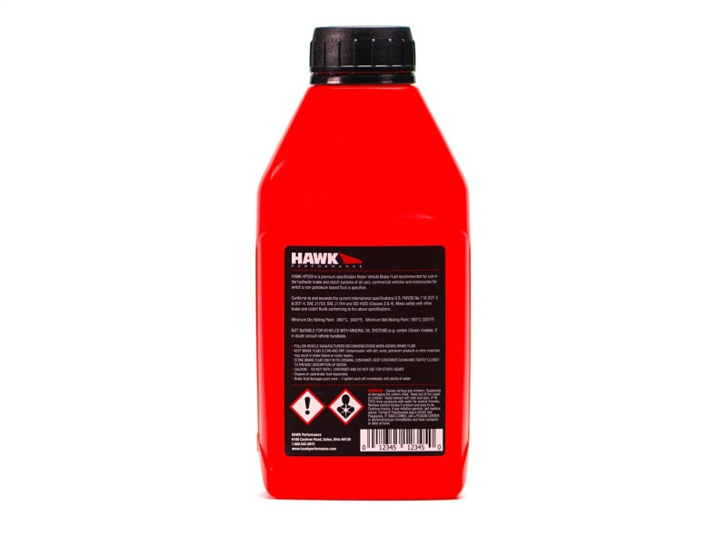 Hawk Performance HP520 DOT 4 Brake Fluid - 500ml - eliteracefab.com