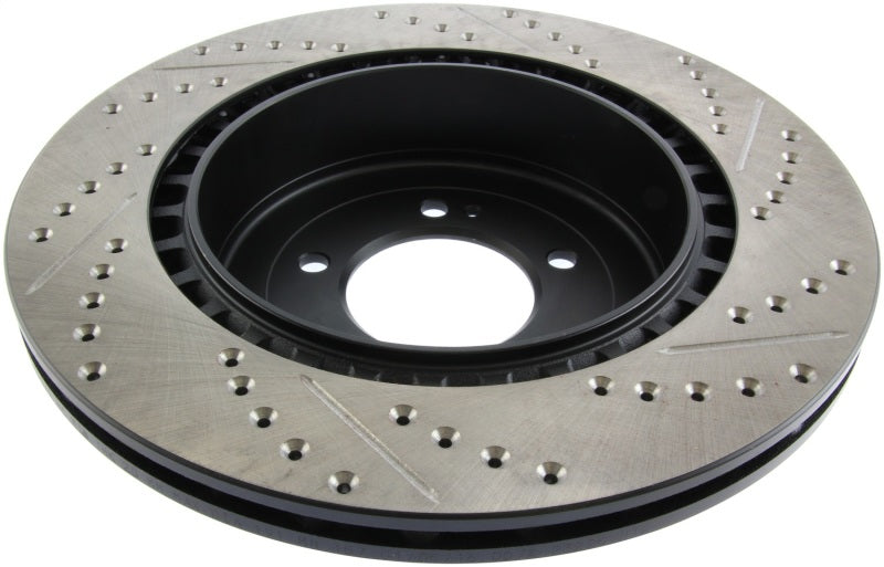 StopTech Slotted & Drilled Sport Brake Rotor - eliteracefab.com